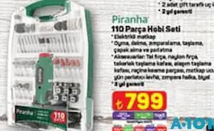PİRANHA 110 PARÇA HOBİ SETİ
